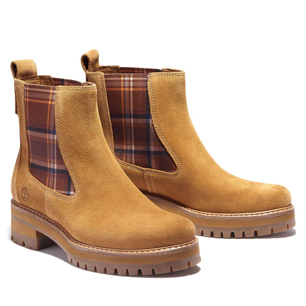 Botas de Inverno Feminino - Timberland Courmayeur Valley Pull-On - POIEK7542 - Marrom
